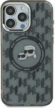 Telefoniümbris Karl Lagerfeld IML Monogram KLHMP15SHMCKMHK, Apple iPhone 15, must