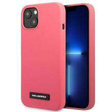 Telefoniümbris Karl Lagerfeld KLHCP13SSLMP1PI Silicone Plaque, Apple iPhone 13 mini, fuksia