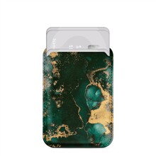 MIO Marble Magsafe ümbris kaarditaskuga, roheline