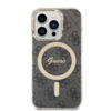 Telefoniümbris Guess 4G MagSafe GUHMP14LH4STK, Apple iPhone 14 Pro, must