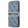 Telefoni kaaned Guess GUBKP13S4GDBL 4G Stripe Book Case, Apple iPhone 13 Mini, sinine