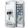 Telefoniümbris Karl Lagerfeld KLHCI8LNKHCH Glitter Karl's Head, Apple iPhone SE 2022/SE 2020/7/8, hõbedane