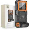 Telefoni veekindel ümbris Tech-Protect IPX8 Diving, must/oranž