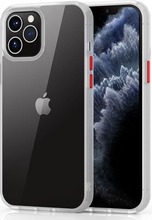 Telefoniümbris Devia Shark Series Shockproof Case, Apple iPhone 12 Pro Max, valge