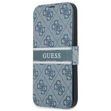 Telefoni kaaned Guess GUBKP13S4GDBL 4G Stripe Book Case, Apple iPhone 13 Mini, sinine