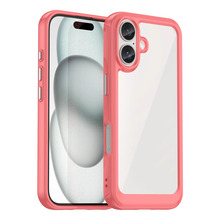 Hurtel Outer Space ümbris geelraamiga, Apple iPhone 16 Plus, punane