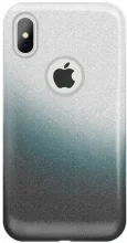 Telefoniümbris iLike Gradient Glitter 3in1, Apple iPhone X / iPhone XS, smoked