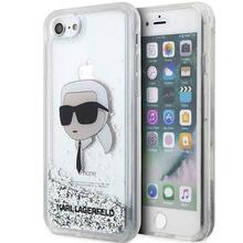Telefoniümbris Karl Lagerfeld KLHCI8LNKHCH Glitter Karl's Head, Apple iPhone SE 2022/SE 2020/7/8, hõbedane
