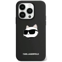 Karl Lagerfeld Silicone Choupette Head MagSafe ümbris KLHMP15XSCHPPLK, Apple iPhone 15 Pro Max, must
