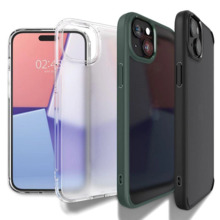 Telefoniümbris Spigen Crystal Hybrid, Apple iPhone 15 Plus, sinine