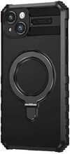 Telefoniümbris Protect Armor Magsafe Metal Ring, Apple iPhone 15 Plus, must