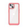 Telefoniümbris Hurtel Outer Space reinforced case with flexible frame, Apple iPhone 15, punane