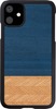 Telefoniümbris Man&Wood, Apple iPhone 11, denimmust