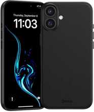 Benks Magnetic Vita Pro silikoonümbris, Apple iPhone 16, must