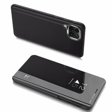 Telefoniümbris Clear View, Samsung Galaxy A22 4G, must, Hurtel