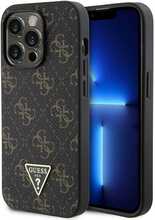 Guess 4G Triangle Metal Logo GUHCP14LPG4GPK ümbris, Apple iPhone 14 Pro, must