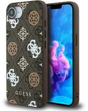 Telefoniümbris Guess PU 4G Peony MagSafe, Apple iPhone 16e, pruun