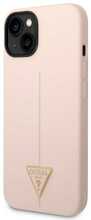 Telefoniümbris Guess Silicone Triangle GUHCP14MSLTGP, Apple iPhone 14 Plus, roosa