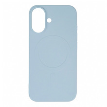 Telefoniümbris Hurtel Liquid Silicone Case MagSafe, Apple iPhone 16, sinine