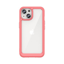 Telefoniümbris Hurtel Outer Space reinforced case with flexible frame, Apple iPhone 15, punane