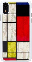iKins SmartPhone telefoniümbris, Apple iPhone XR, mondrian white