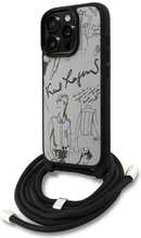 Telefoniümbris Karl Lagerfeld Crossbody Case KLHCP16XPGGRMPCG, Apple iPhone 16 Pro Max, hall