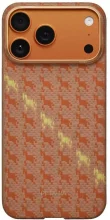 PITAKA Happiness Rides Edge Case MagSafe, Apple iPhone 17 Pro Max, amber