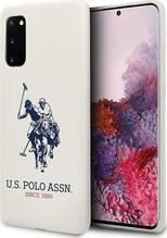 Telefoniümbris U.S. POLO ASSN USHCS62SLHRWH, Samsung Galaxy S20 G980, valge
