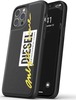 Telefoniümbris Diesel Moulded Case Embroidery, iPhone 12 Pro Max, must-roheline