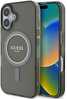 Telefoniümbris Guess IML Glitter Circle MagSafe, Apple iPhone 16, must