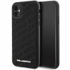 Karl Lagerfeld Quilted K Pattern KLHCN61PQKPMK ümbris, Apple iPhone 11/XR, must