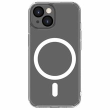 Telefoniümbris Connect Clear Case, Apple iPhone 15, läbipaistev, magnetiga ja kaamera kaitsega