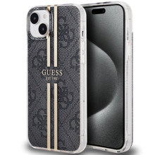 Telefoniümbris Guess IML 4G Gold Stripe GUHCP15MH4PSEGK, iPhone 14 Plus / 15 Plus, must