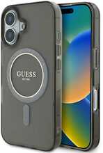 Telefoniümbris Guess IML Glitter Circle MagSafe, Apple iPhone 16, must