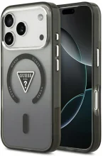 Guess IML Gradient Triangle Logo MagSafe ümbris, iPhone 17 Pro Max/18 Pro Max, must