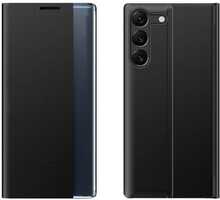 Telefoniümbris Hurtel New Sleep View, Xiaomi POCO C65/Redmi 13C, must
