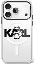 Karl Lagerfeld IML Choupette Sketch Logo MagSafe ümbris, Apple iPhone 17 Pro, läbipaistev