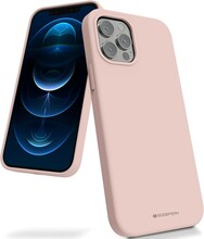 Telefoniümbris Mercury Silicone Case 52420, Apple iPhone 15, roosakas-beež