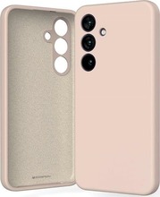 Telefoniükaaned Mercury Silicone Case, Samsung Galaxy S24 S921, roosakas-beež