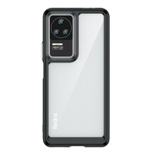 Telefoniümbris Outer Space, Xiaomi Poco F4 5G, must, painduv raam