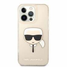 Telefoniümbris Karl Lagerfeld Full Glitter KLHCP13XKHTUGLGO, Apple iPhone 13 Pro Max, kuldne