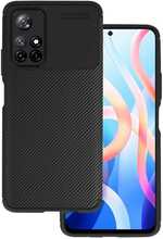 Vennus Carbon Elite ümbris, Xiaomi Redmi Note 11 5G/Note 11S 5G/Poco M4 Pro 5G, must