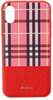 Telefoniümbris Devia Lattice Back Case, Apple iPhone X/XS, punane