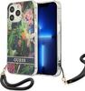 Telefoniümbris Guess Flower Strap GUHCP13LHFLSB, Apple iPhone 13 Pro/13, sinine