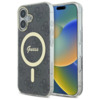 Telefoniümbris Guess GUHMP16MH4STK 4G MagSafe, Apple iPhone 16 Plus, must
