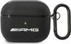 Mercedes AMG Leather Big Logo ümbris AMA3SLWK, AirPods 3, must