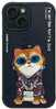 Telefoniümbris Nimmy Cool Cat, Apple iPhone 15, must