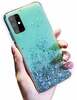 Telefoniümbris Fusion Accessories Glue Glitter, Huawei P40 Lite, roheline
