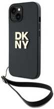 Telefoniümbris DKNY Hardcase Wrist Strap Stock Logo DKHCP14SPBSWSK, Apple iPhone 13/14/15, must
