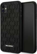 Telefoniümbris Karl Lagerfeld 3D Monogram KLHCN61RUPKLPK, Apple iPhone 11/XR, must